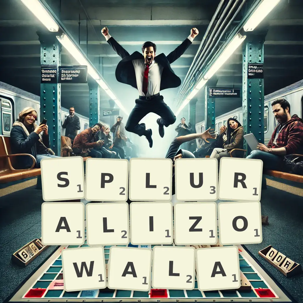 Słowa z liter SPLURALIZOWAŁA