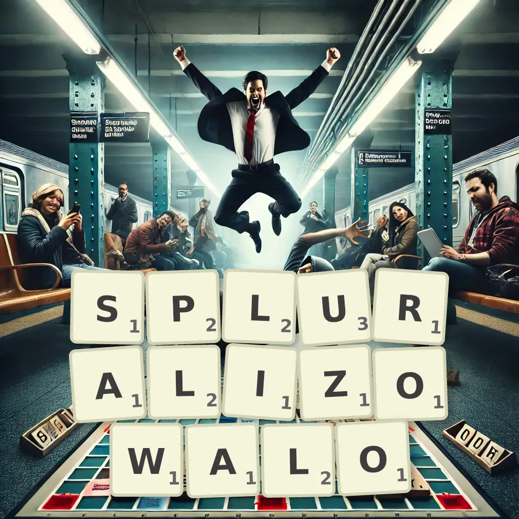 Słowa z liter SPLURALIZOWAŁO
