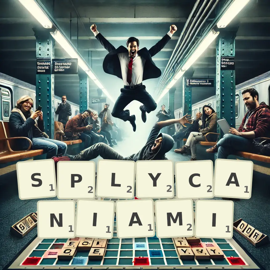 Słowa z liter SPŁYCANIAMI