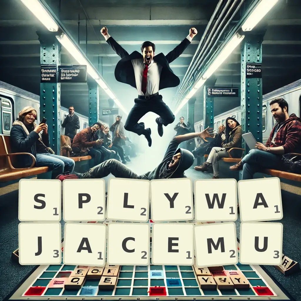 Słowa z liter SPŁYWAJĄCEMU