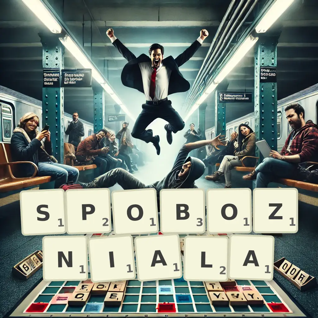 Słowa z liter SPOBOŻNIAŁĄ