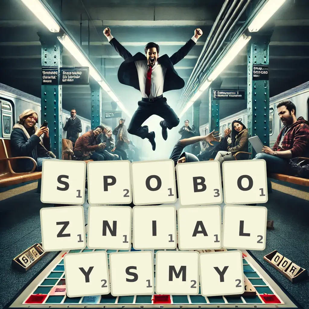 Słowa z liter SPOBOŻNIAŁYŚMY