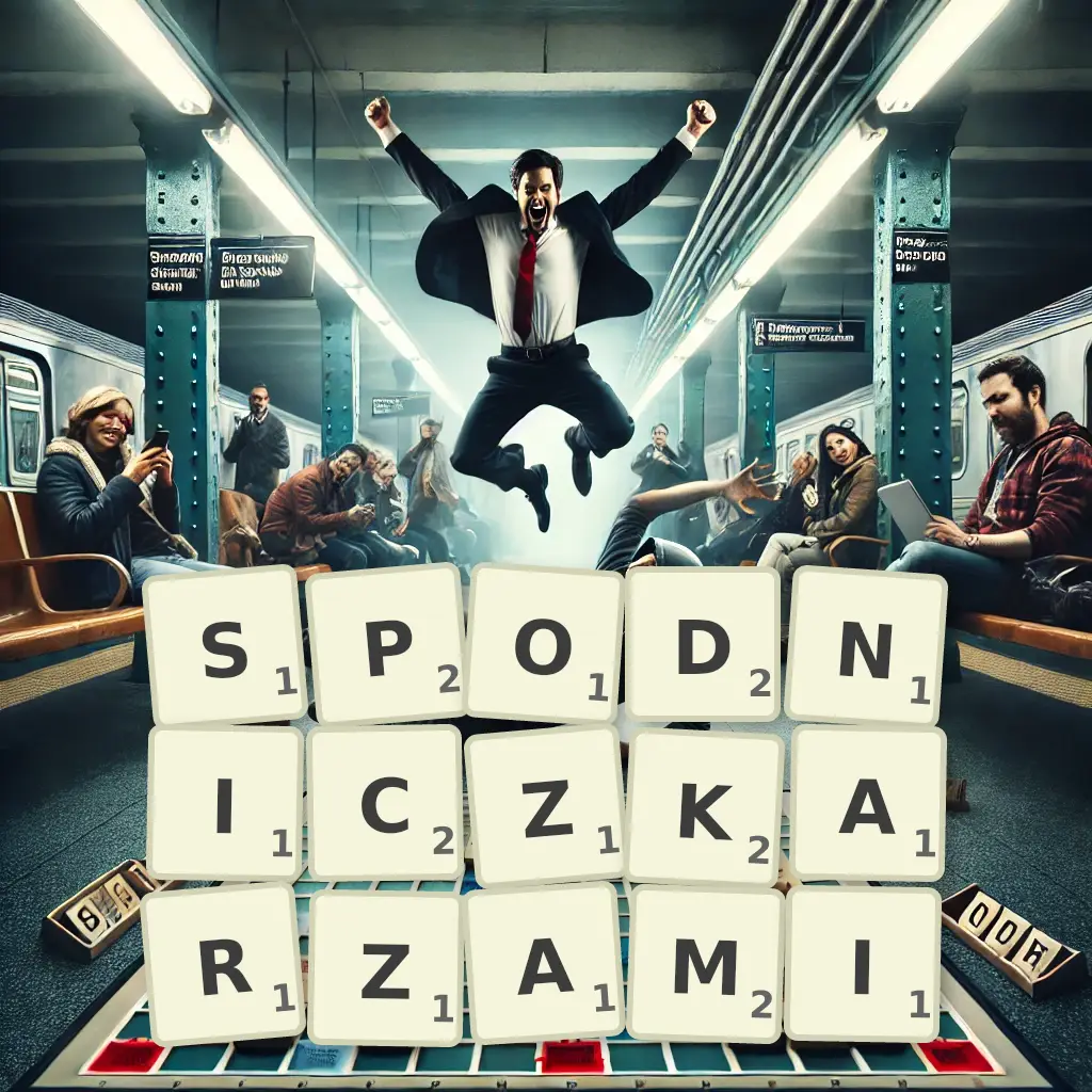 Słowa z liter SPÓDNICZKARZAMI