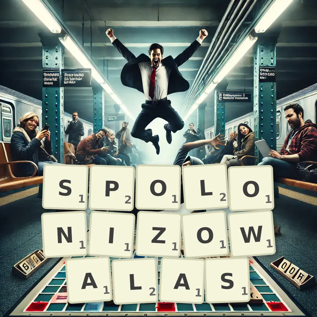 Słowa z liter SPOLONIZOWAŁAŚ