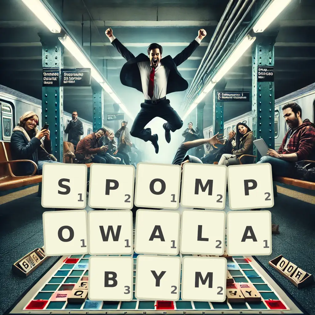 Słowa z liter SPOMPOWAŁABYM