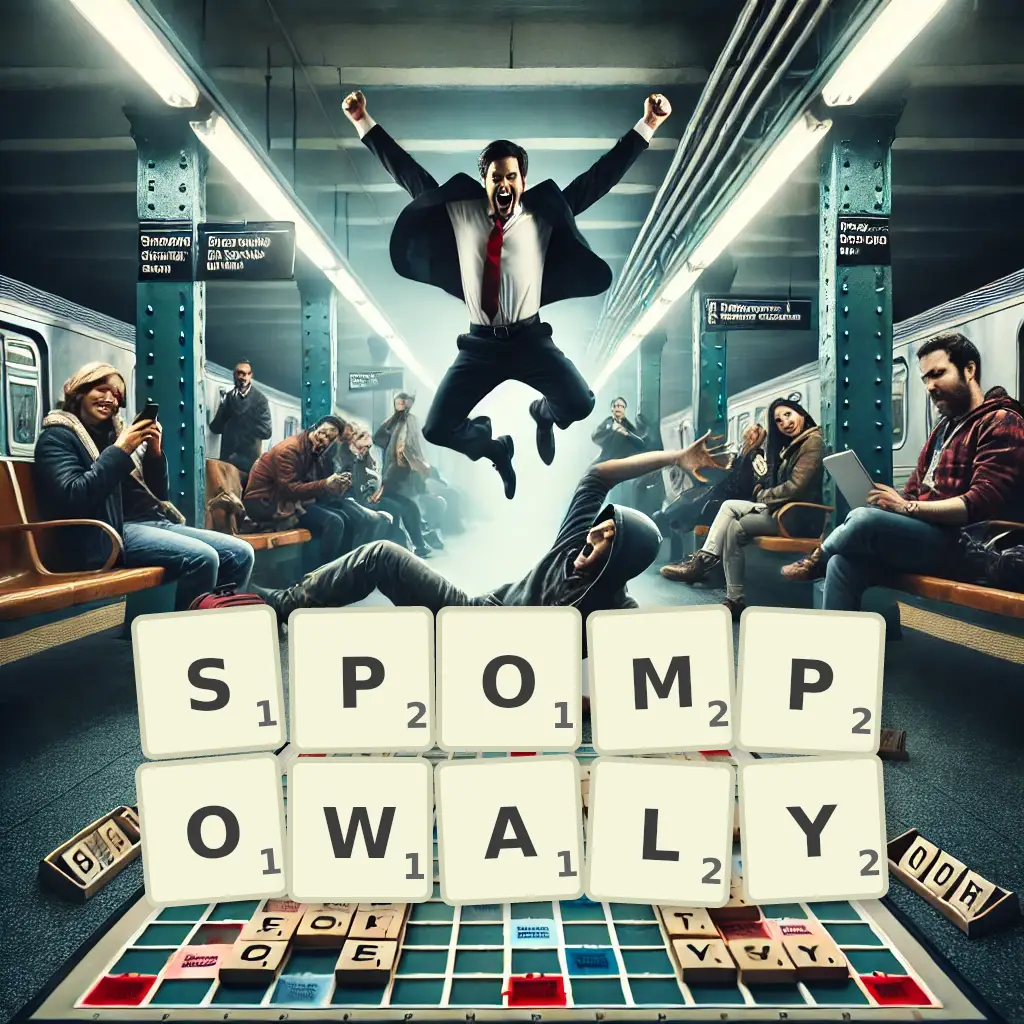 Słowa z liter SPOMPOWAŁY