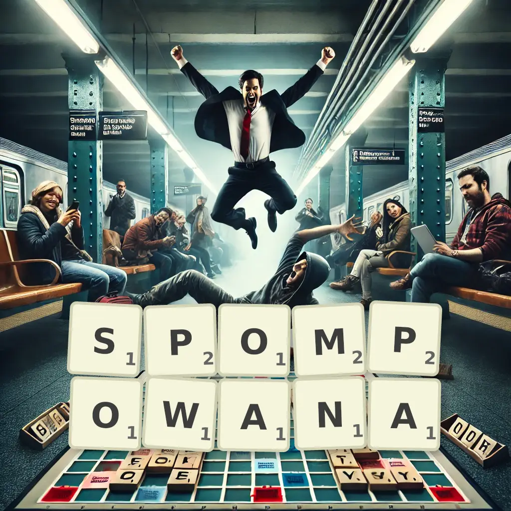 Słowa z liter SPOMPOWANĄ
