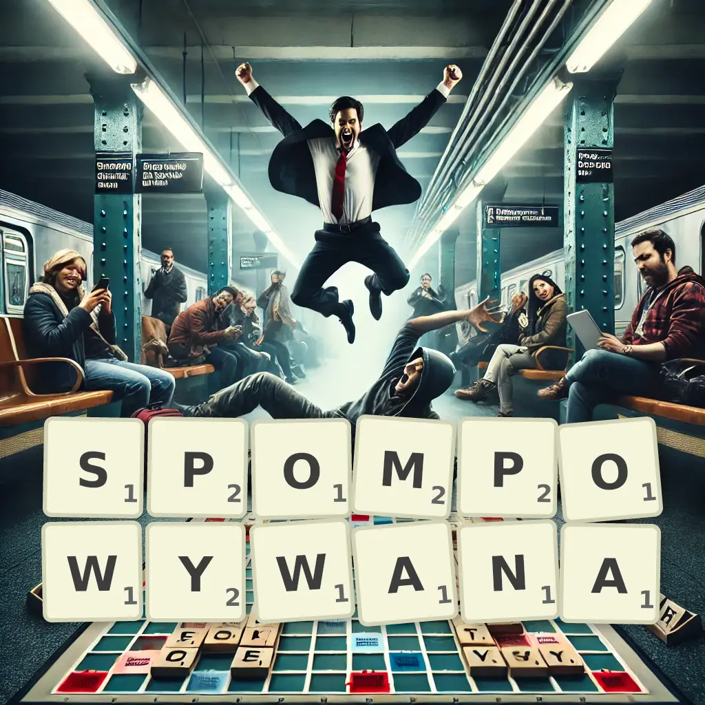 Słowa z liter SPOMPOWYWANĄ