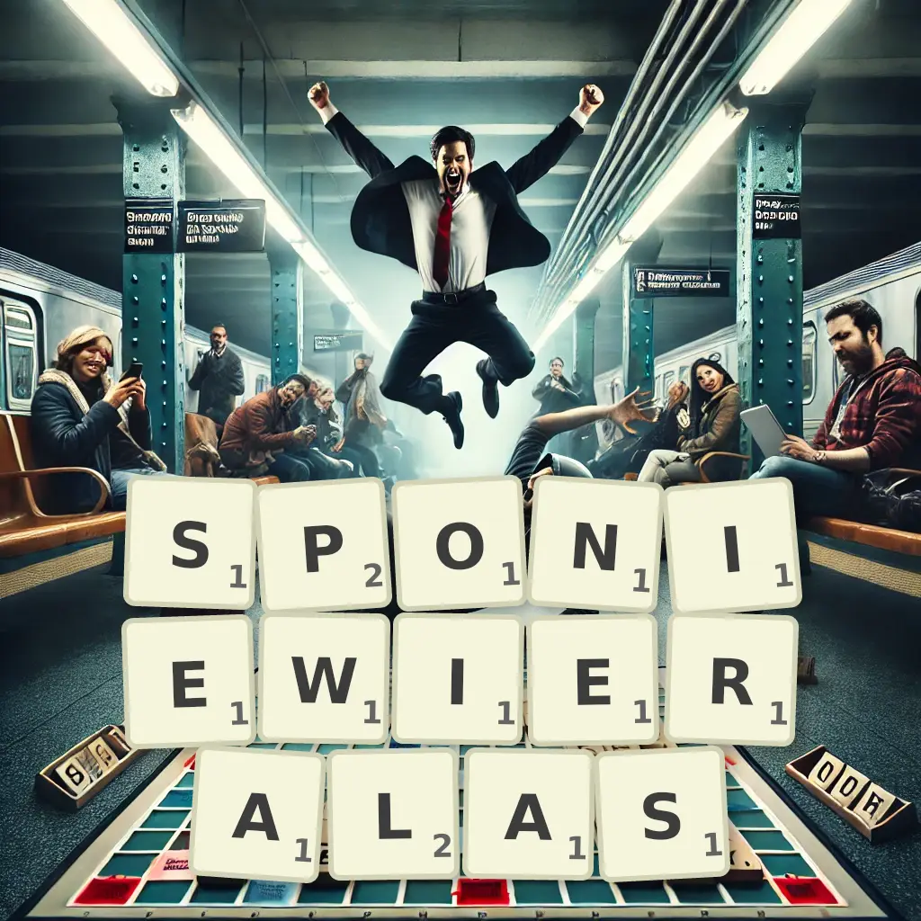 Słowa z liter SPONIEWIERAŁAŚ