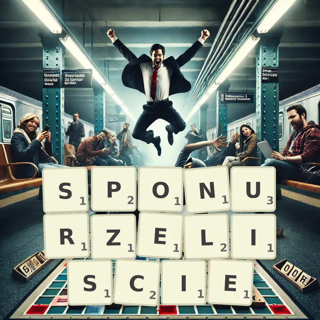 Słowa z liter SPONURZELIŚCIE