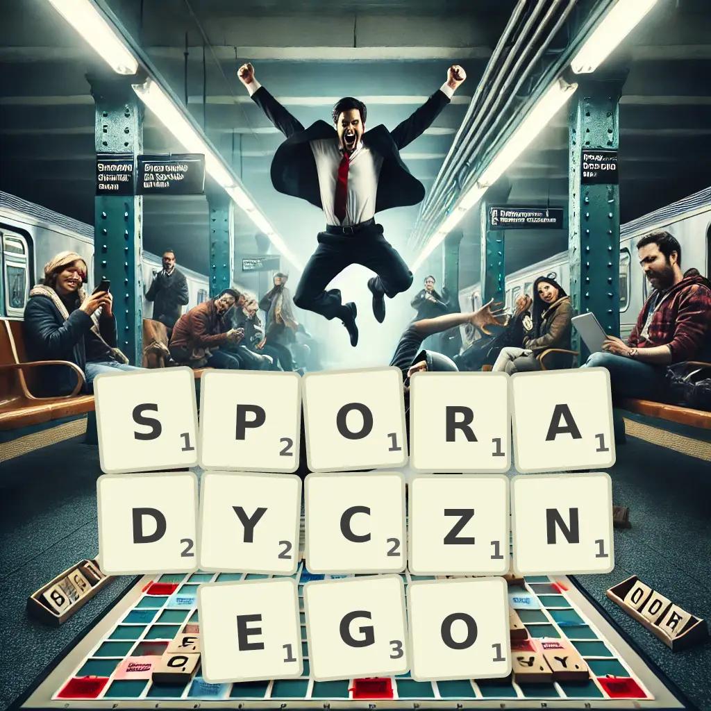 Słowa z liter SPORADYCZNEGO