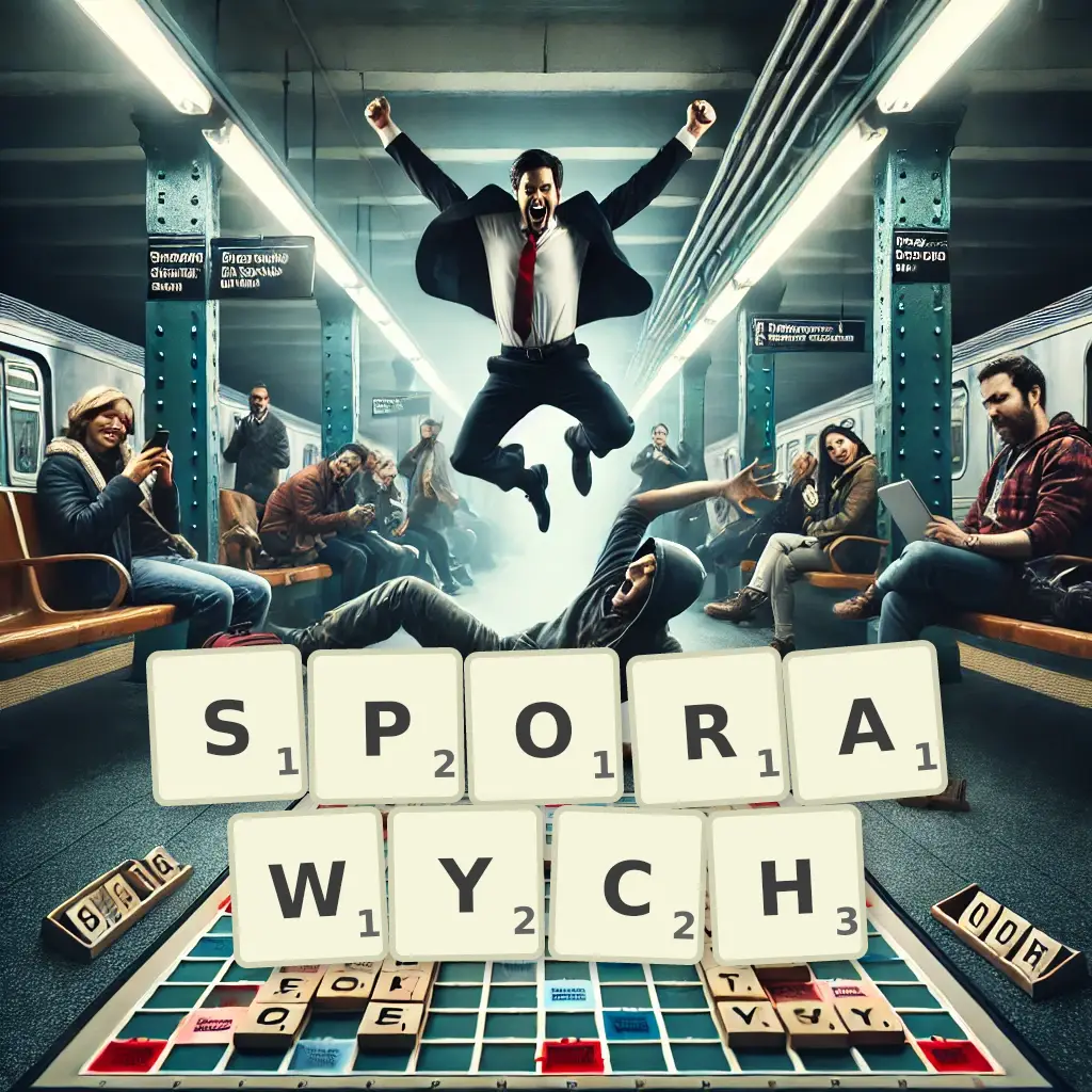 Lista słów z liter SPORAWYCH Słowa z liter SPORAWYCH