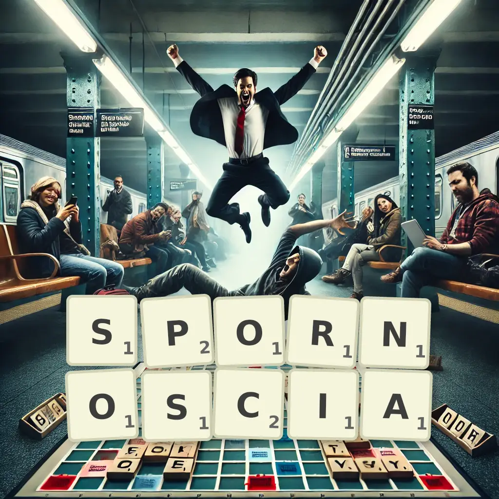 Słowa z liter SPORNOŚCIĄ