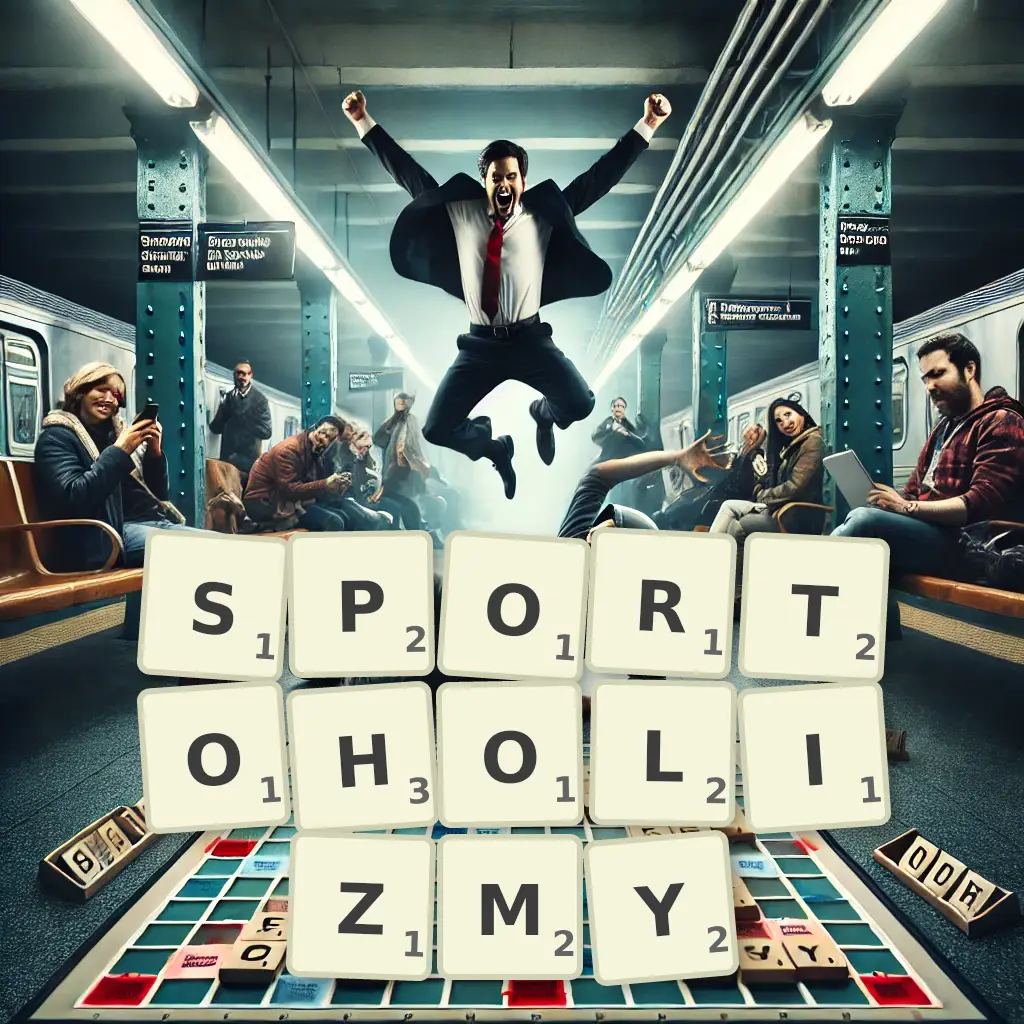 Słowa z liter SPORTOHOLIZMY