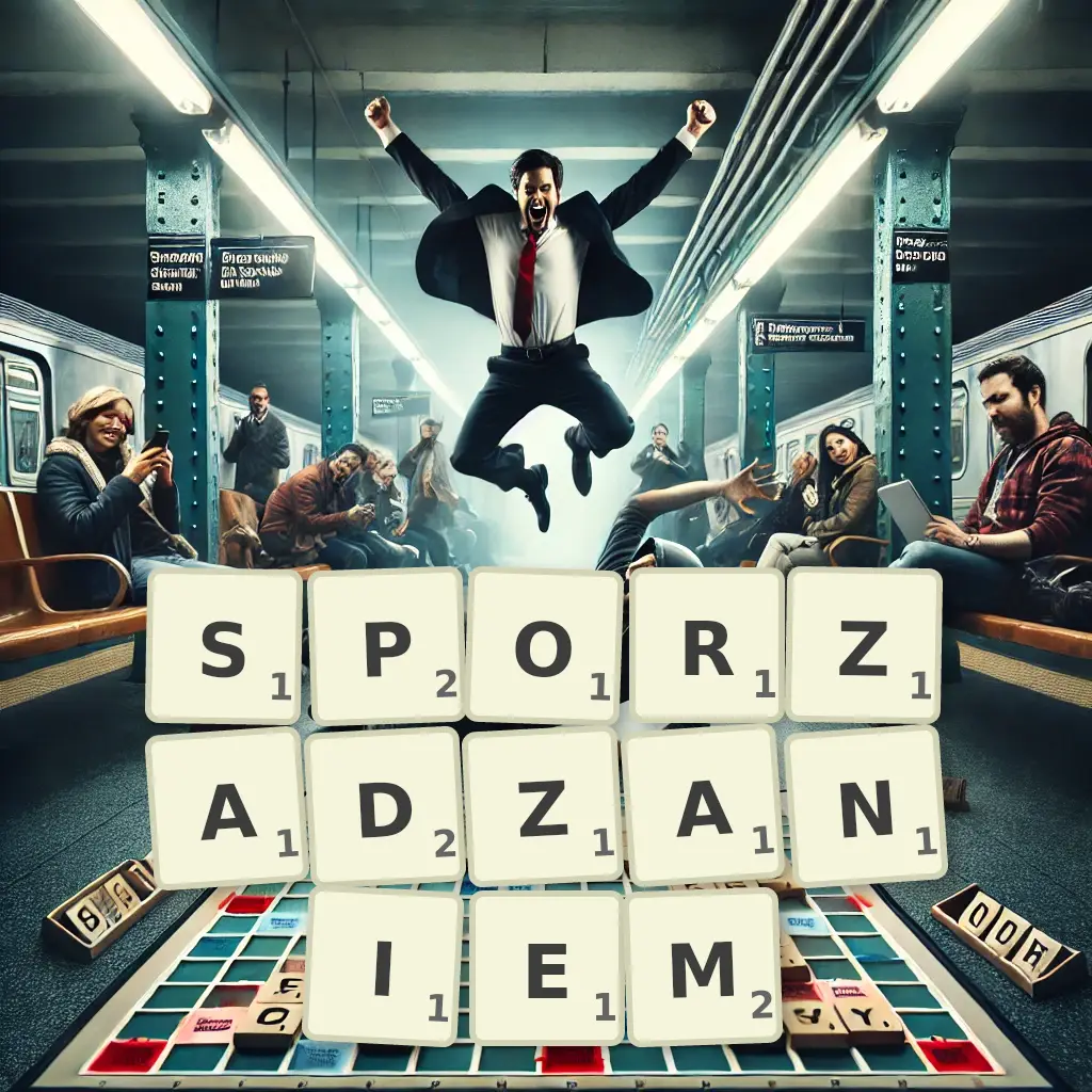 Słowa z liter SPORZĄDZANIEM