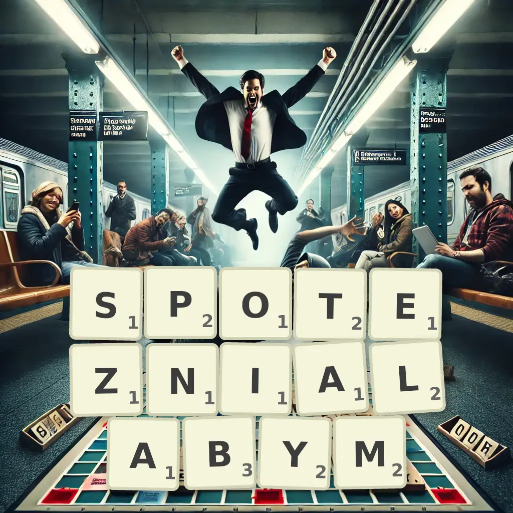 Słowa z liter SPOTĘŻNIAŁABYM