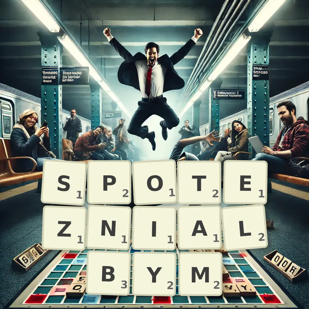 Słowa z liter SPOTĘŻNIAŁBYM