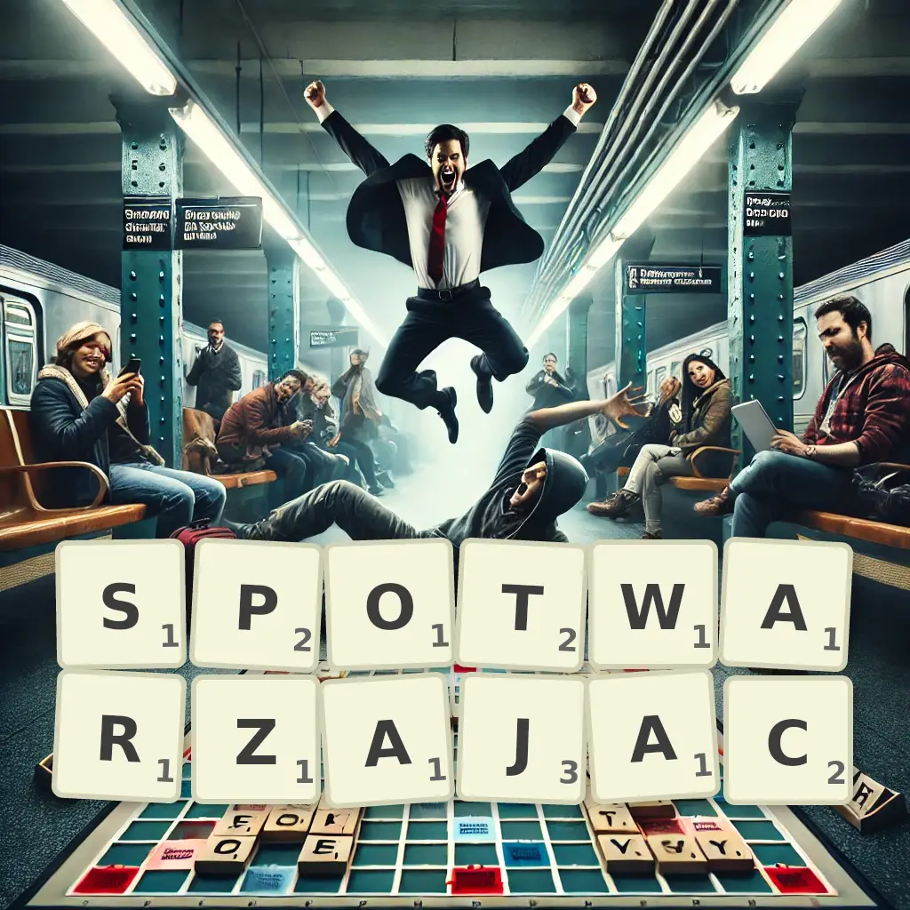 Słowa z liter SPOTWARZAJĄC