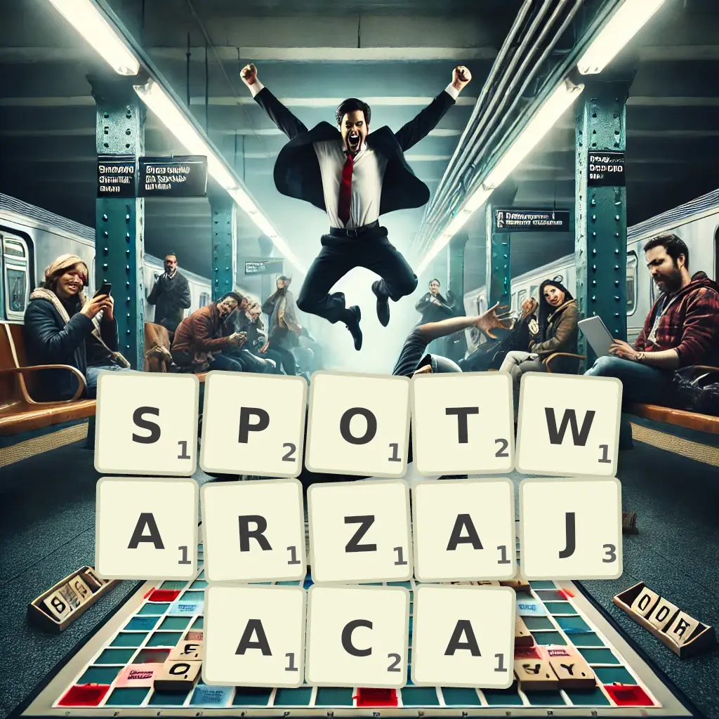 Słowa z liter SPOTWARZAJĄCĄ