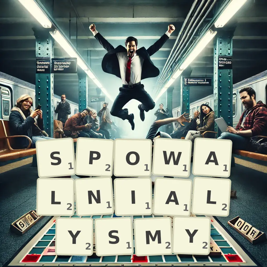 Słowa z liter SPOWALNIAŁYŚMY