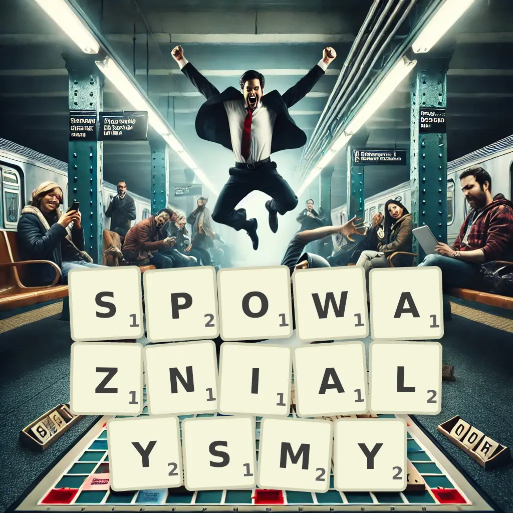 Lista słów z liter SPOWAŻNIAŁYŚMY Słowa z liter SPOWAŻNIAŁYŚMY