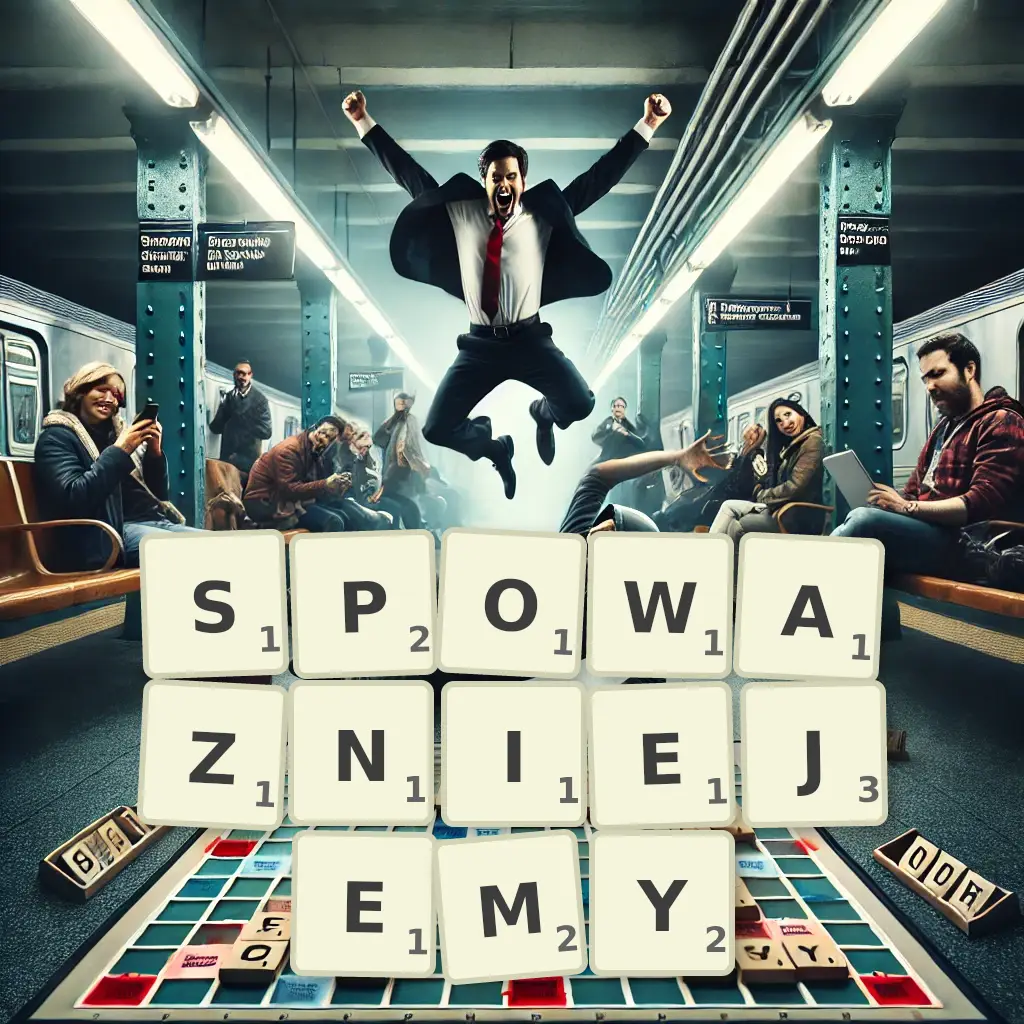 Słowa z liter SPOWAŻNIEJEMY