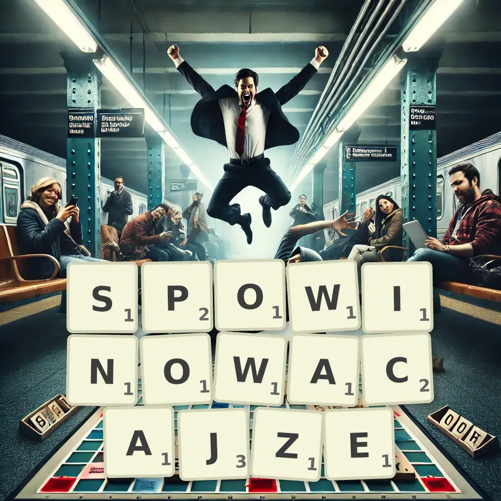 Słowa z liter SPOWINOWACAJŻE