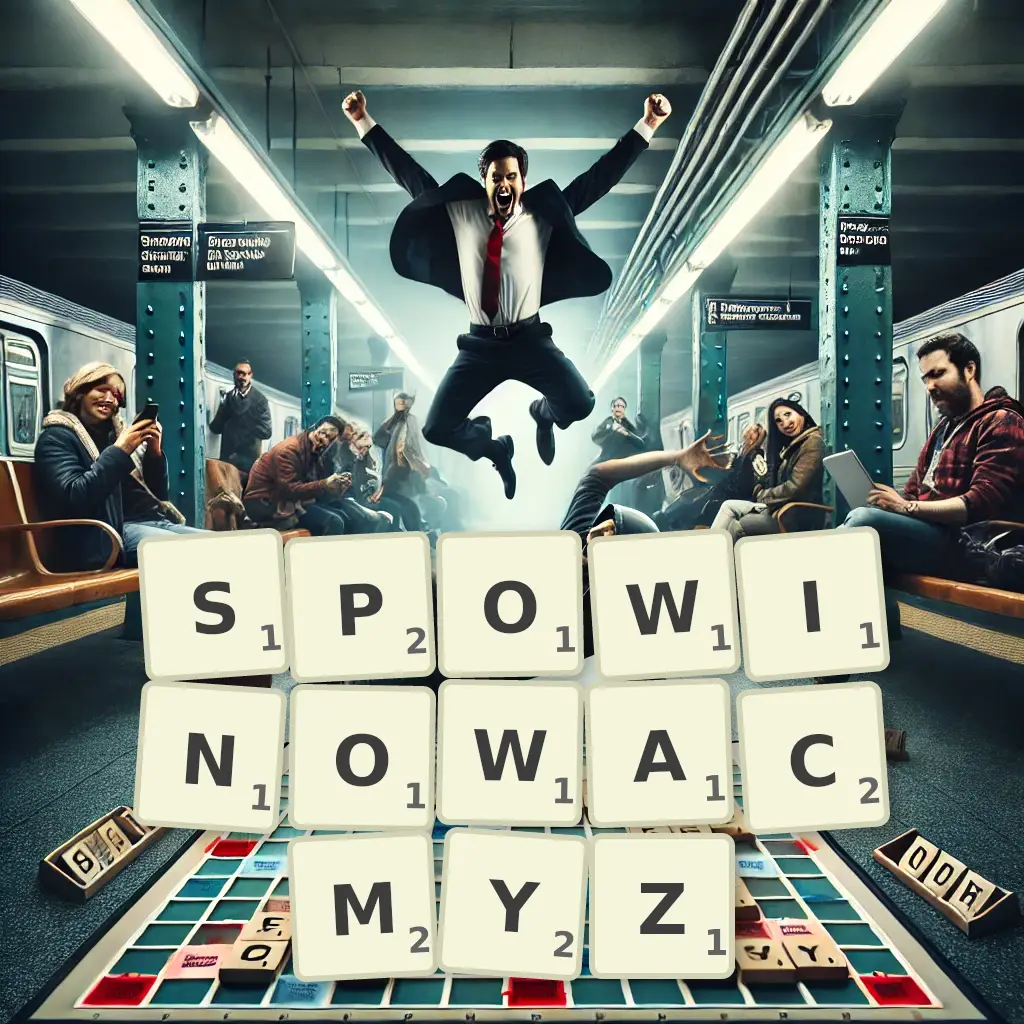 Słowa z liter SPOWINOWAĆMYŻ
