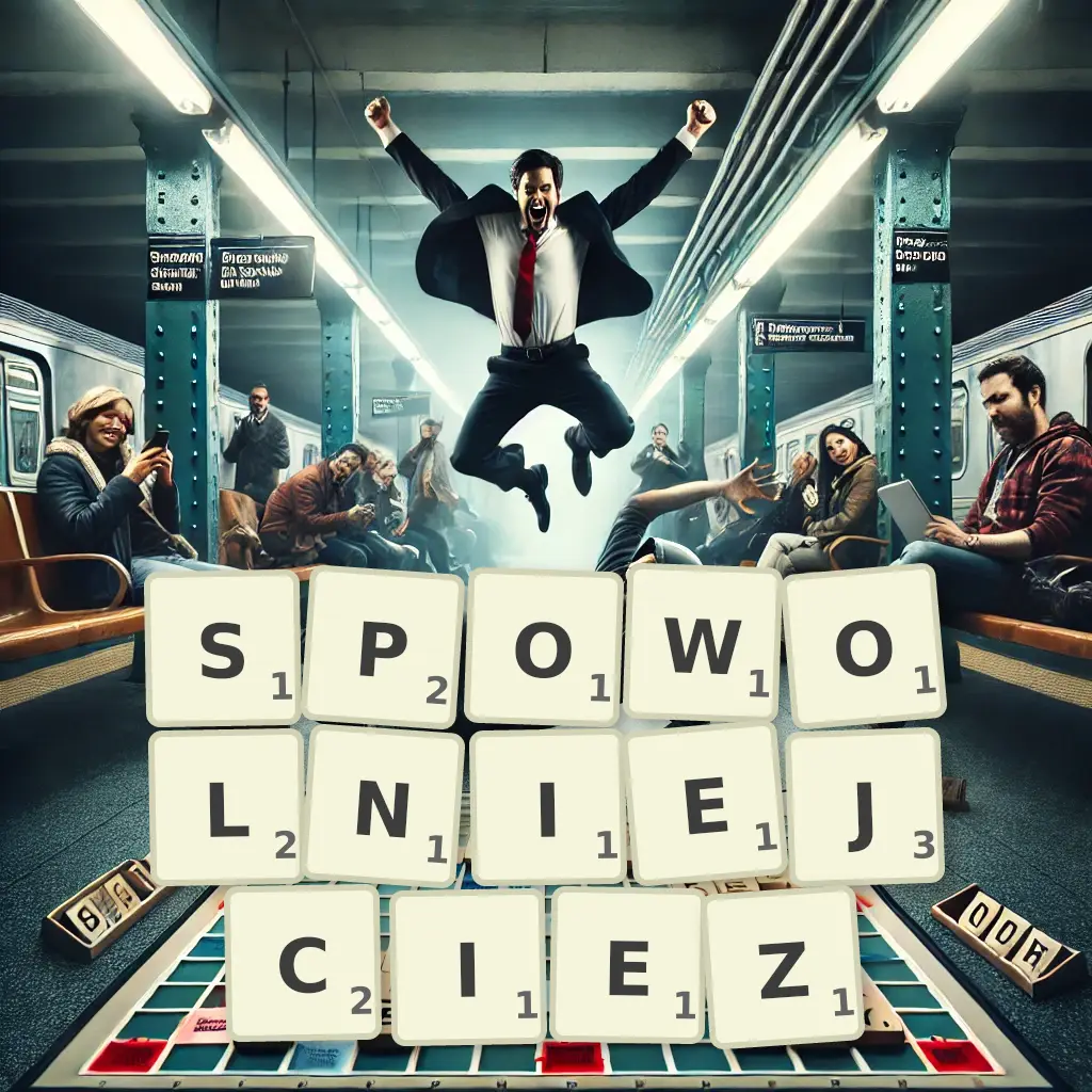 Słowa z liter SPOWOLNIEJCIEŻ