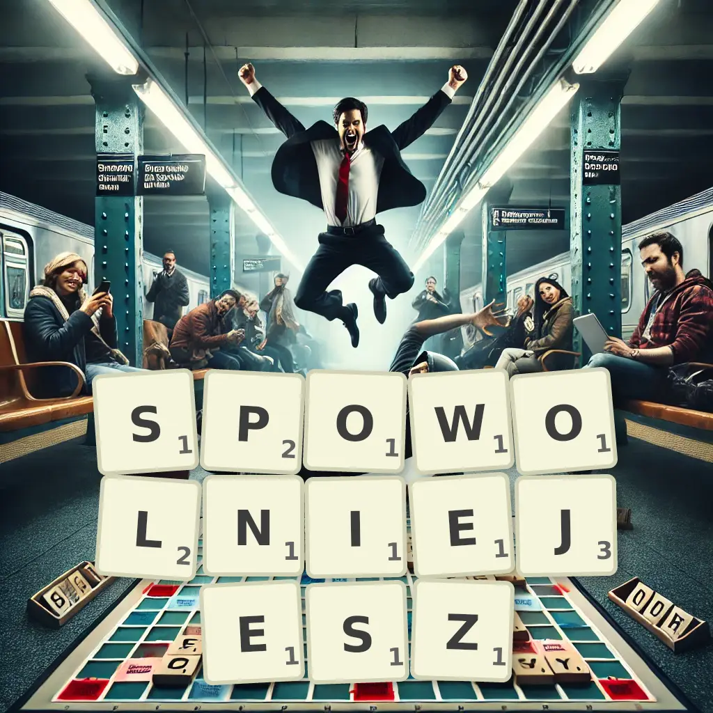 Słowa z liter SPOWOLNIEJESZ