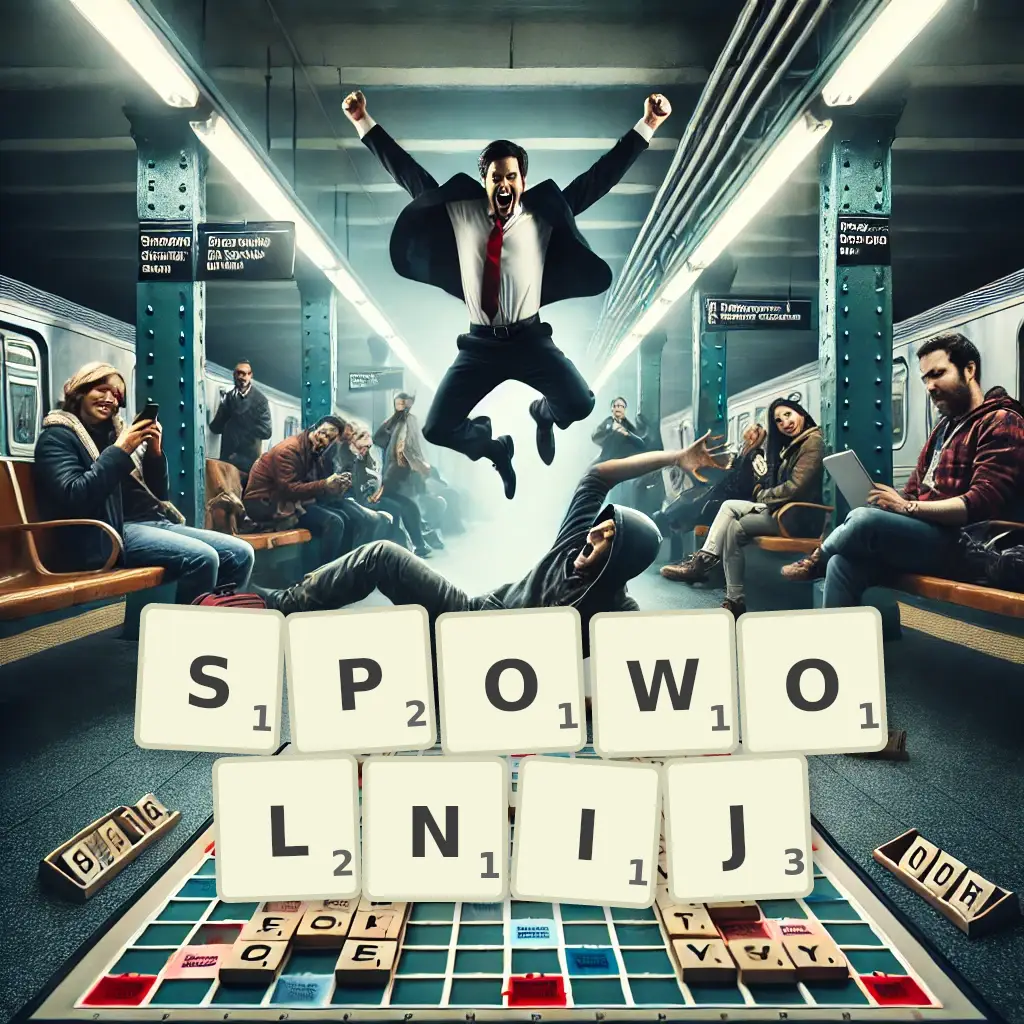 Słowa z liter SPOWOLNIJ