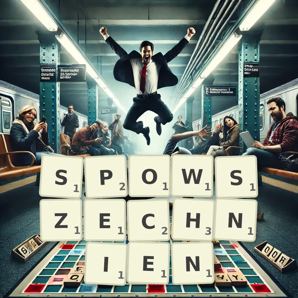 Słowa z liter SPOWSZECHNIEŃ