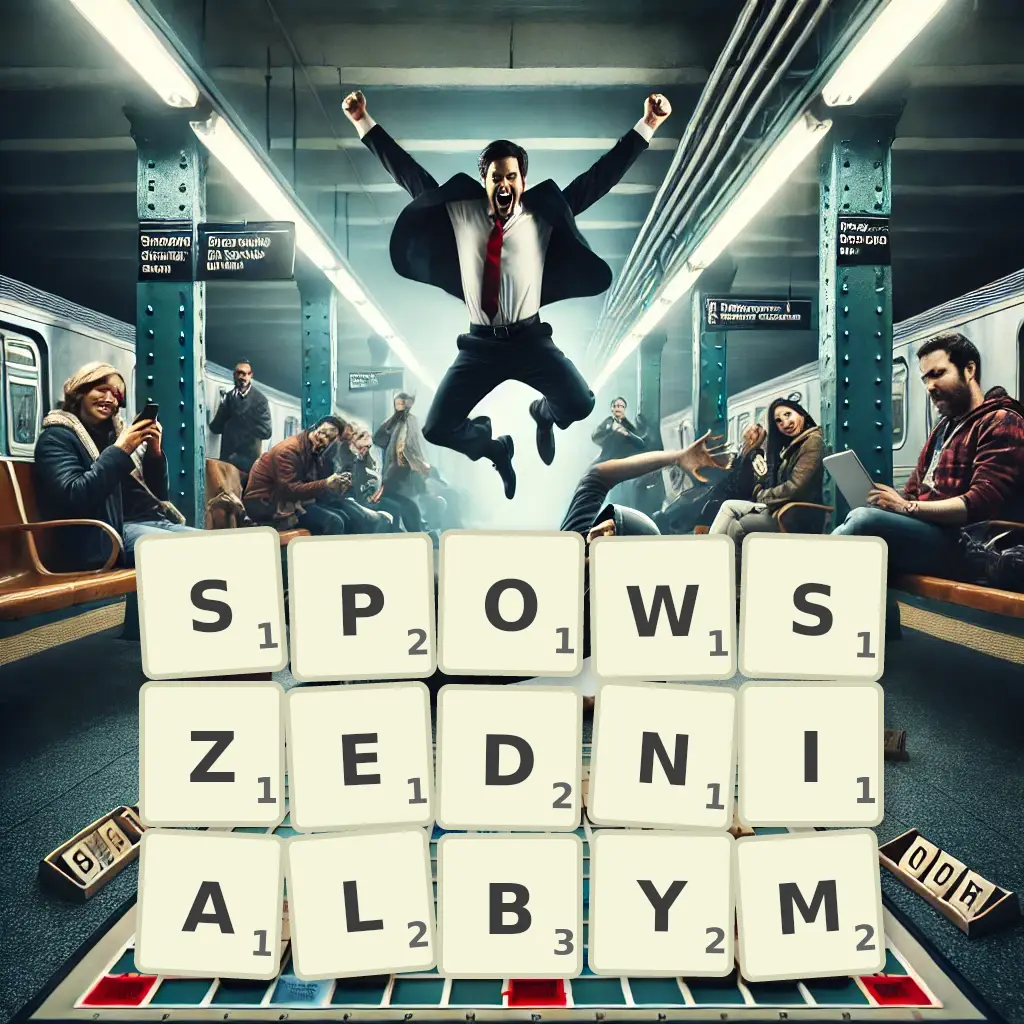 Słowa z liter SPOWSZEDNIAŁBYM