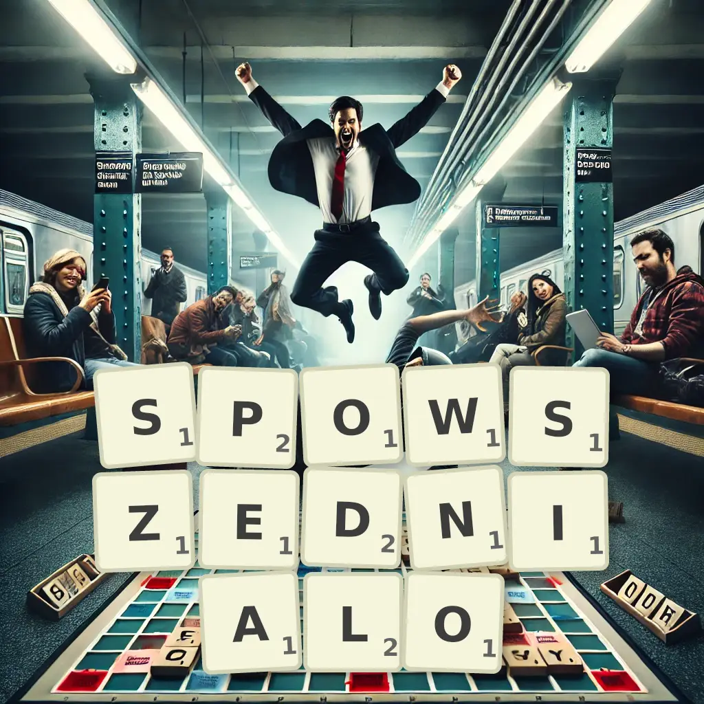 Słowa z liter SPOWSZEDNIAŁO