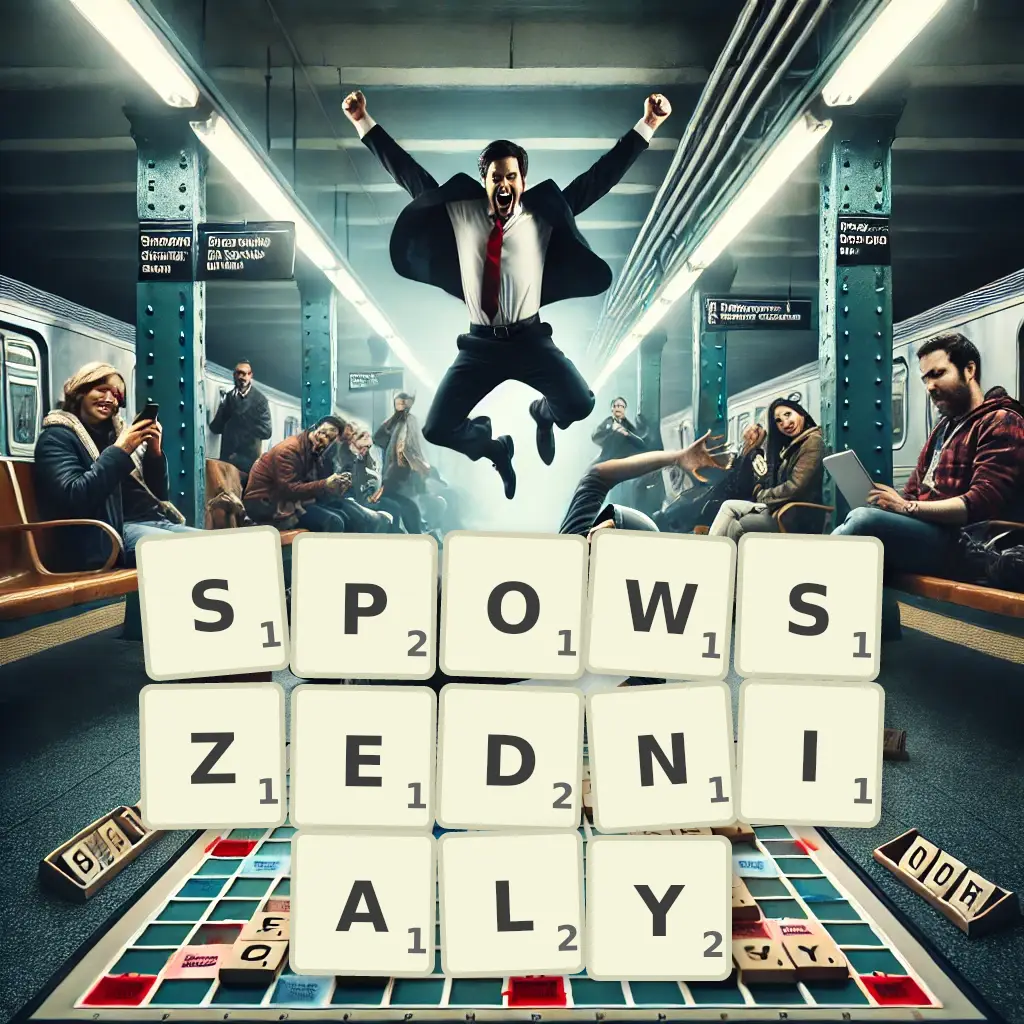 Słowa z liter SPOWSZEDNIAŁY