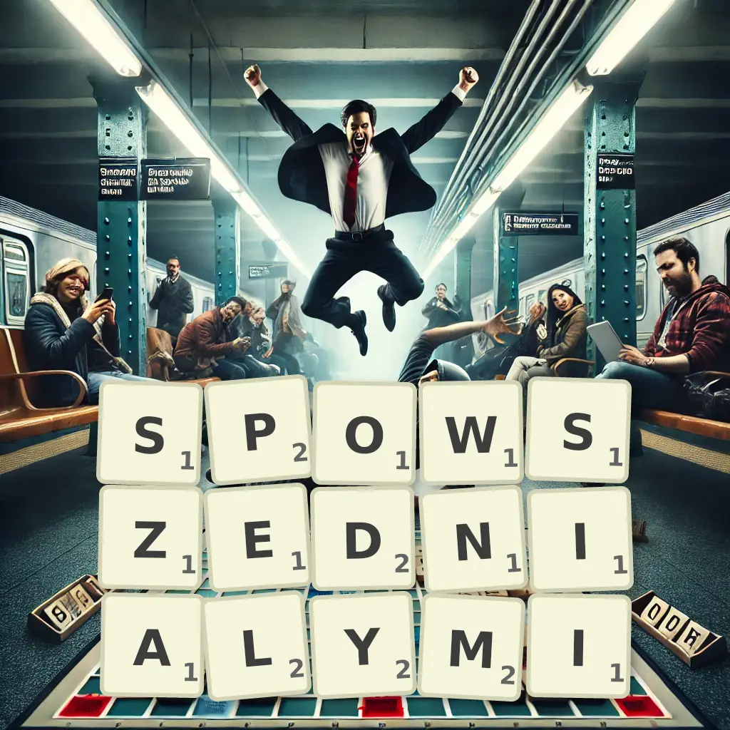 Słowa z liter SPOWSZEDNIAŁYMI