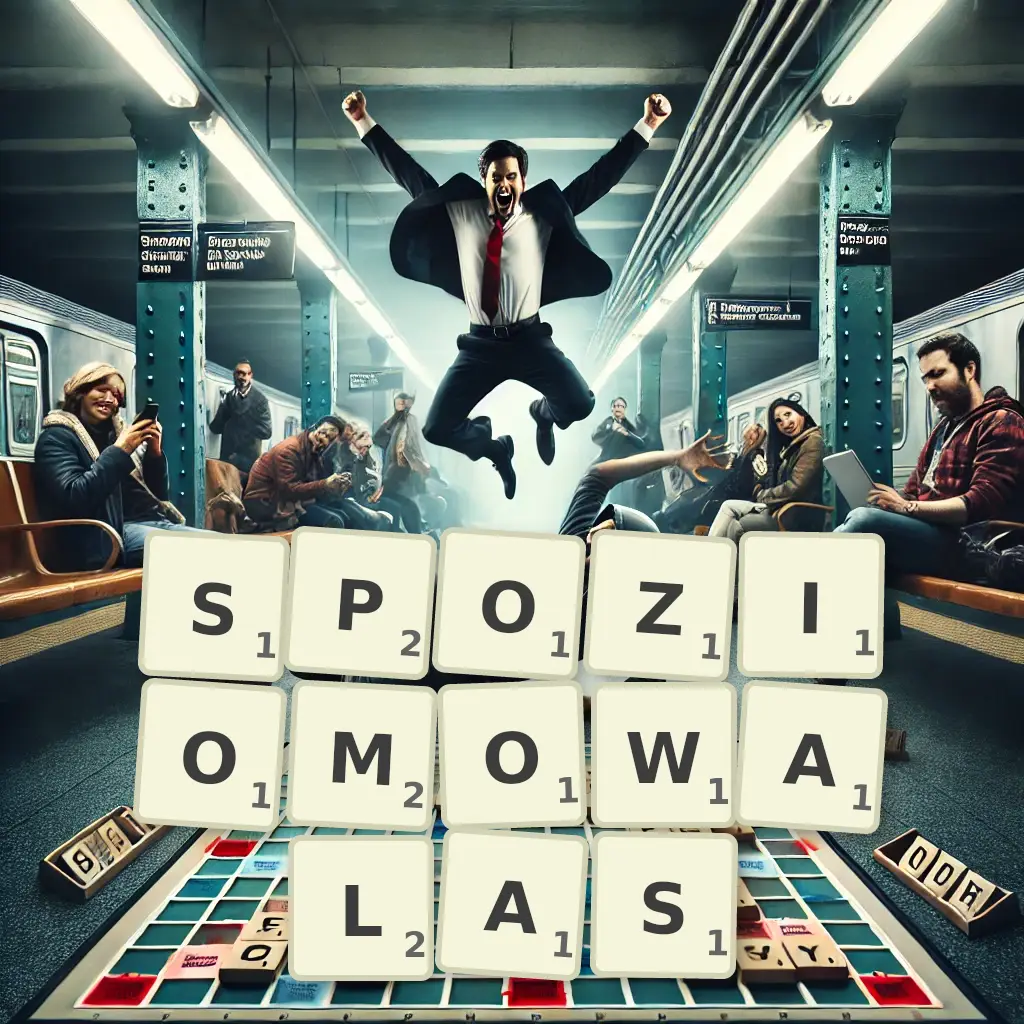 Słowa z liter SPOZIOMOWAŁAŚ