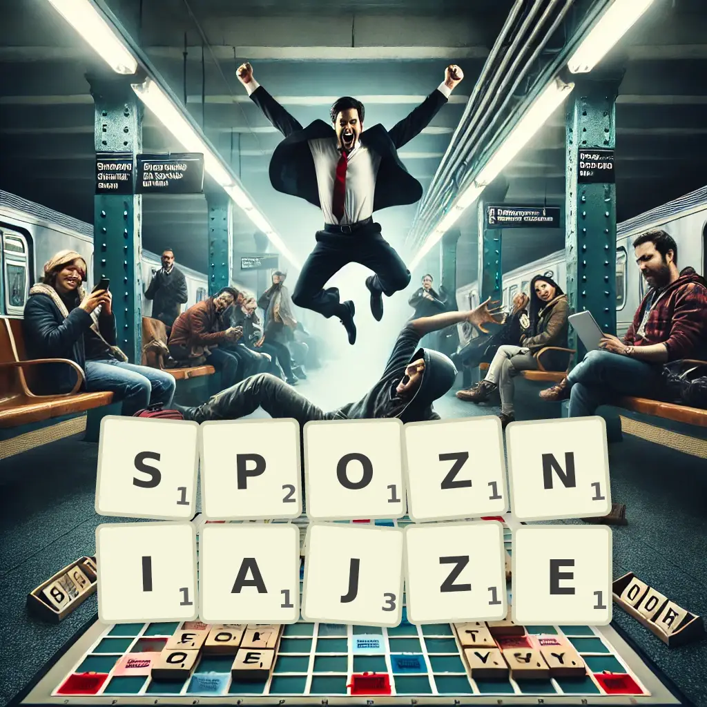 Słowa z liter SPÓŹNIAJŻE