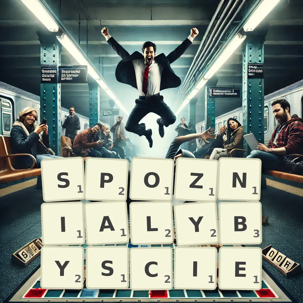 Słowa z liter SPÓŹNIAŁYBYŚCIE
