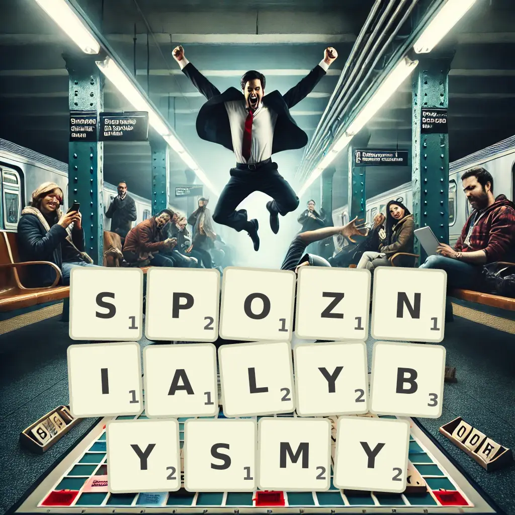 Słowa z liter SPÓŹNIAŁYBYŚMY