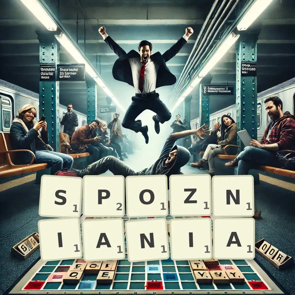 Słowa z liter SPÓŹNIANIA