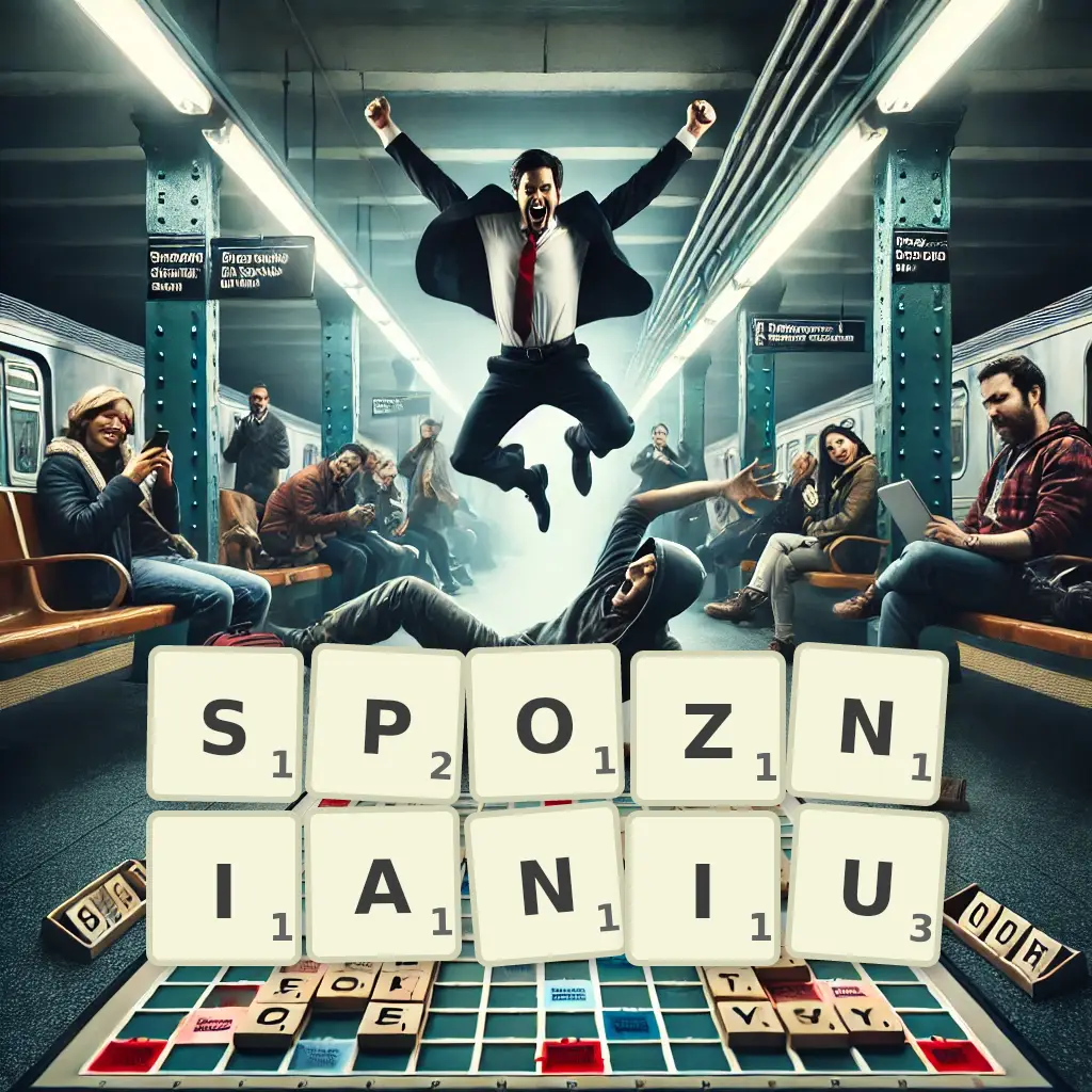 Słowa z liter SPÓŹNIANIU
