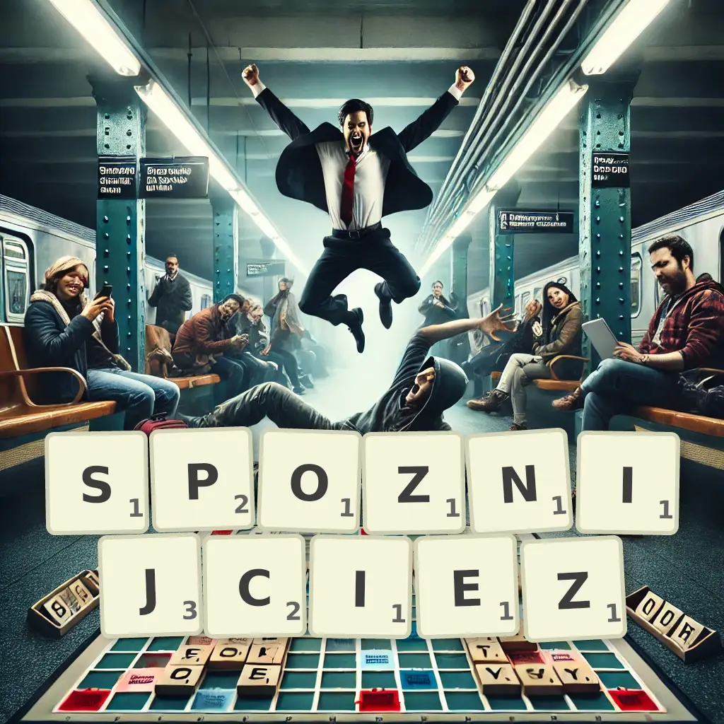 Słowa z liter SPÓŹNIJCIEŻ