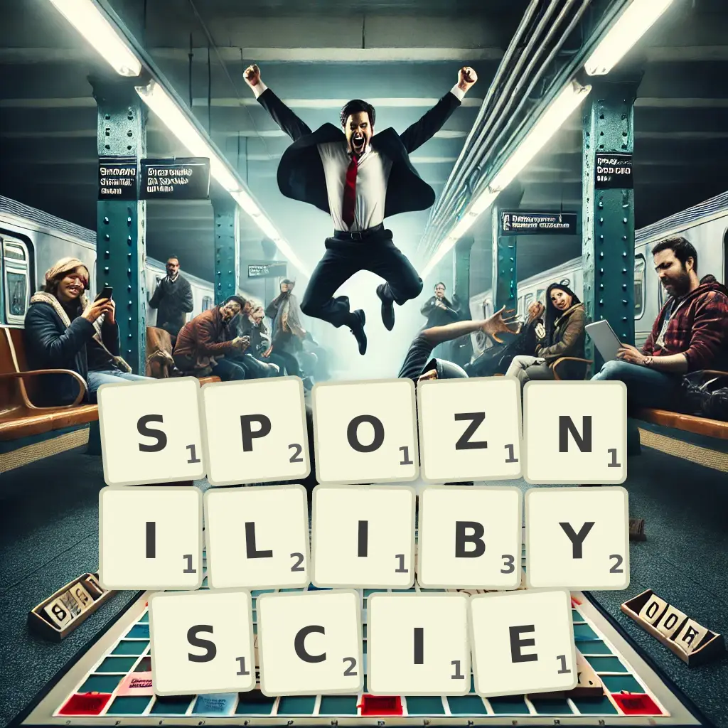 Słowa z liter SPÓŹNILIBYŚCIE