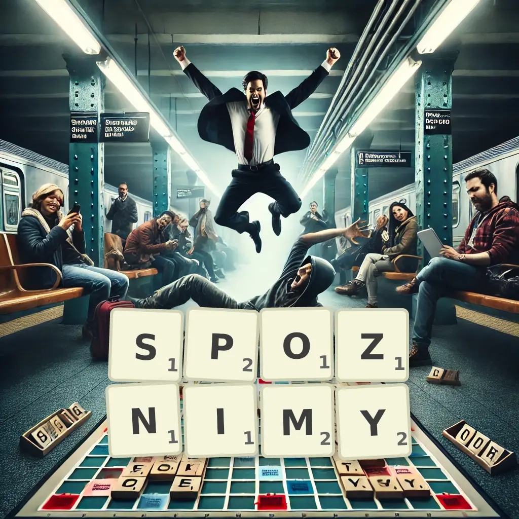 Słowa z liter SPÓŹNIMY
