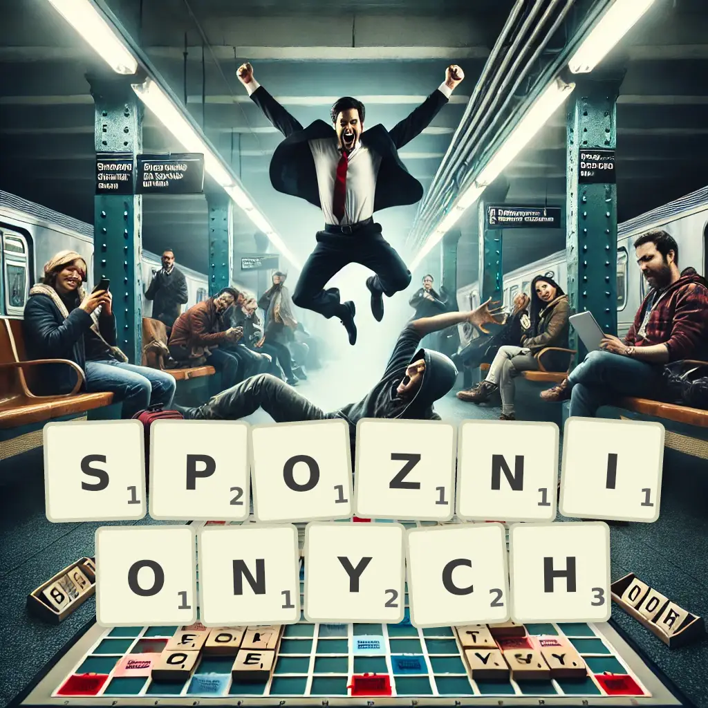 Słowa z liter SPÓŹNIONYCH