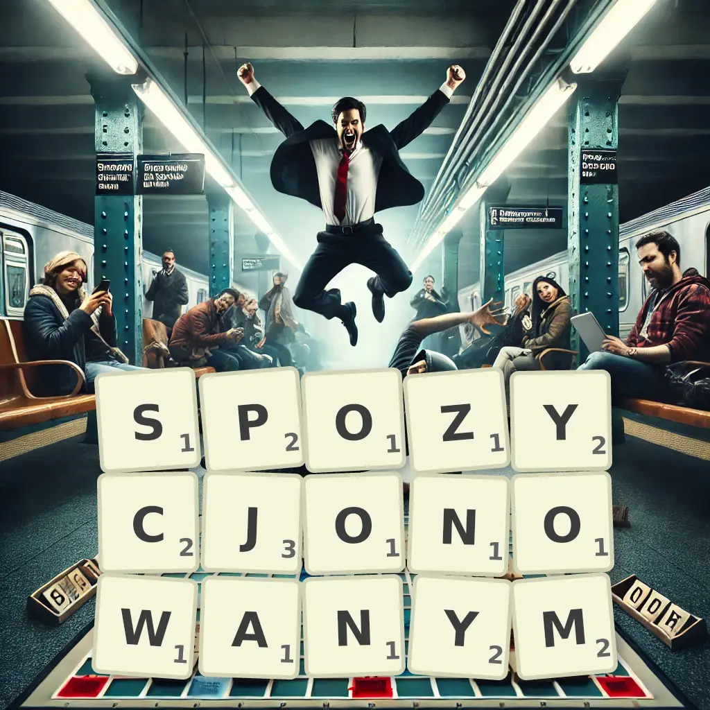 Słowa z liter SPOZYCJONOWANYM