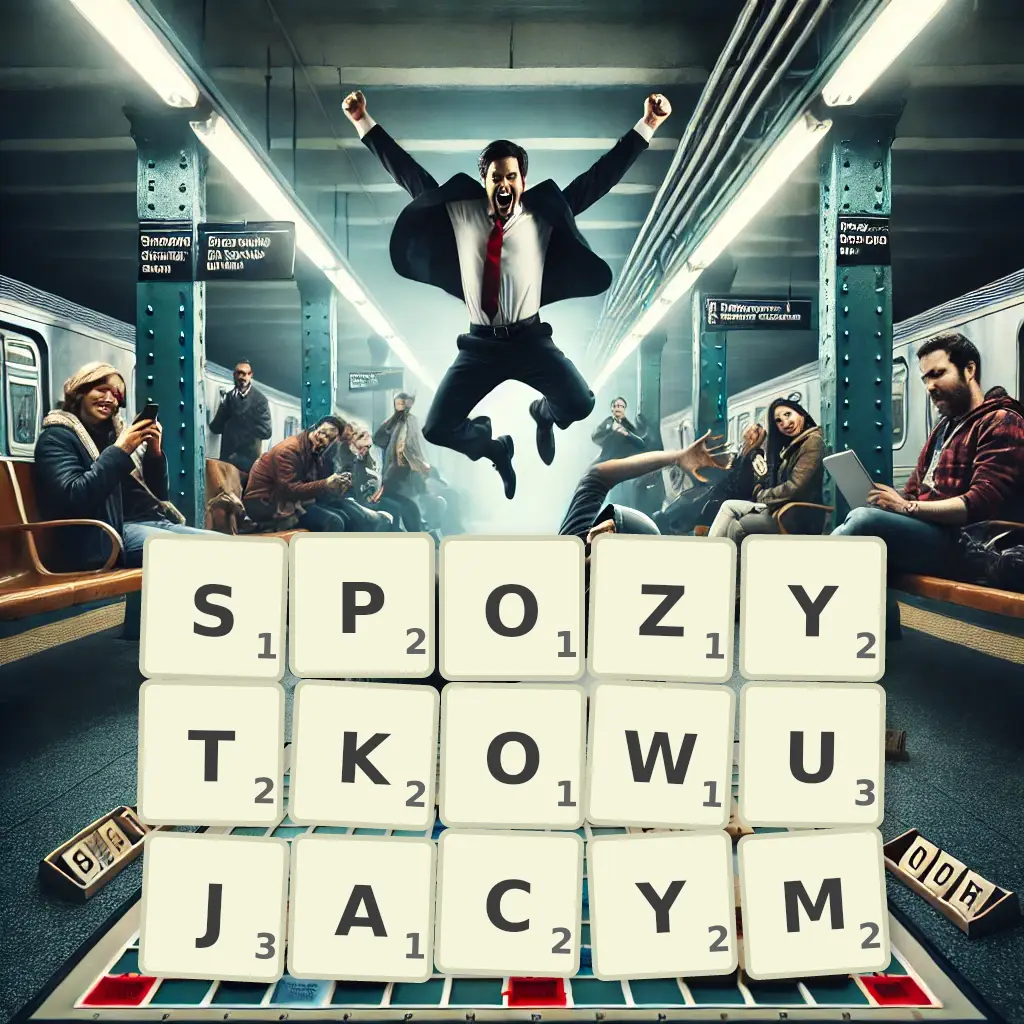 Słowa z liter SPOŻYTKOWUJĄCYM