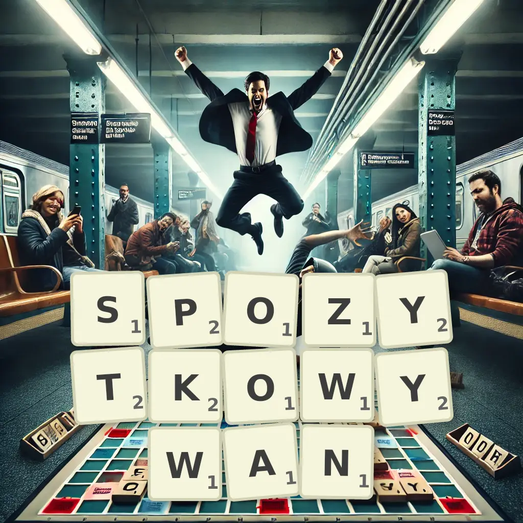 Słowa z liter SPOŻYTKOWYWAŃ
