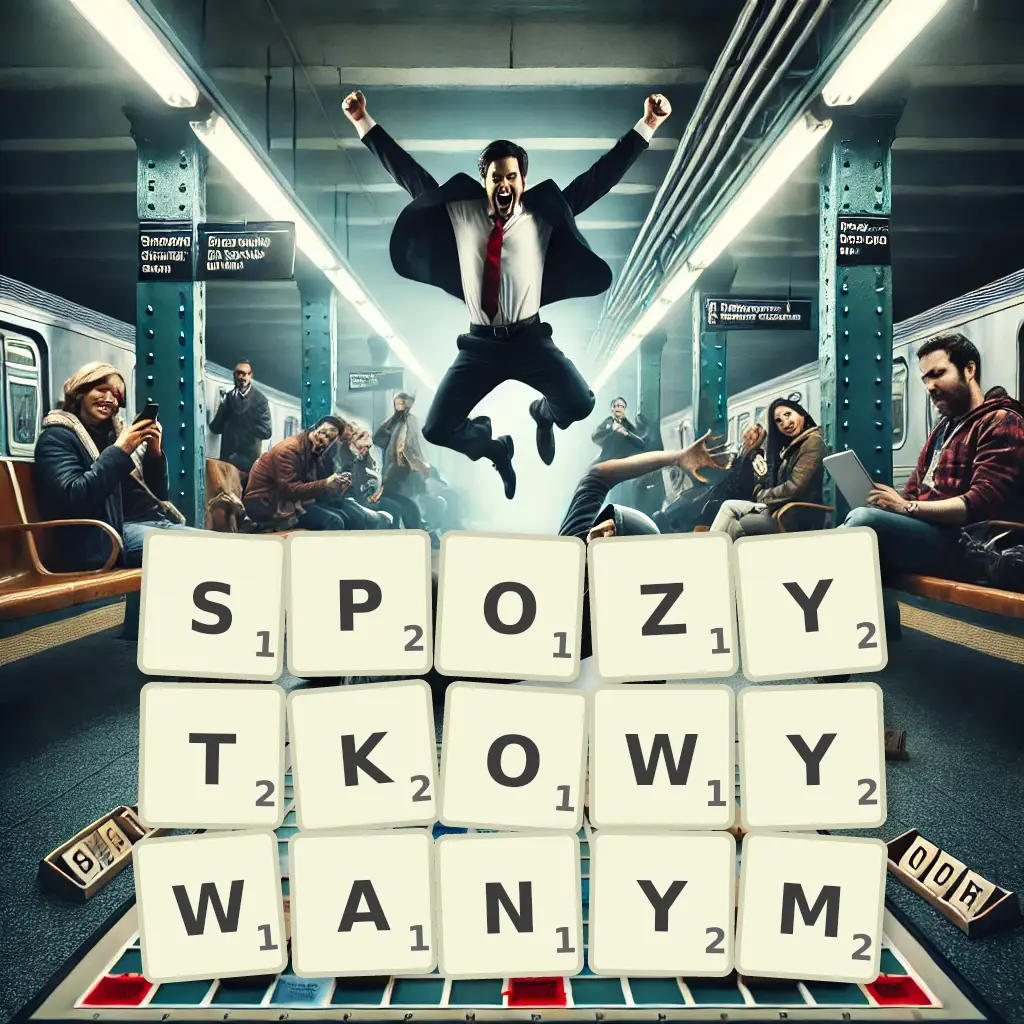 Słowa z liter SPOŻYTKOWYWANYM